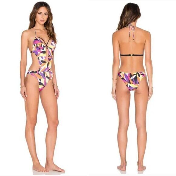 NEW L'Agent by Agent Provocateur Avril‎ swimsuit, multicolor, small - Picture 1 of 12